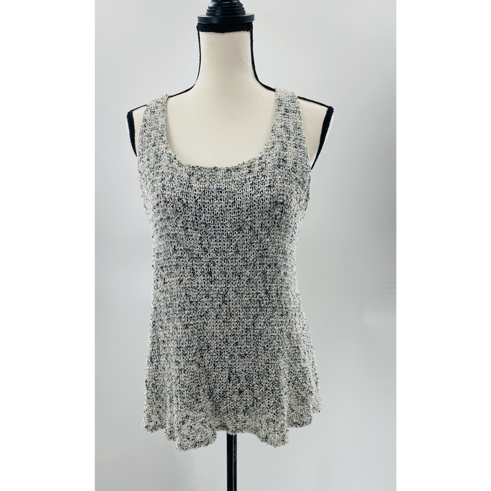 Drew Grey Soft Cotton Sweater‎ Razor Back Silk Lining Tank Top